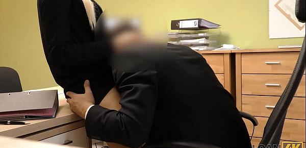  LOAN4K. Real estate agent lets the bank worker penetrate her for a loan
